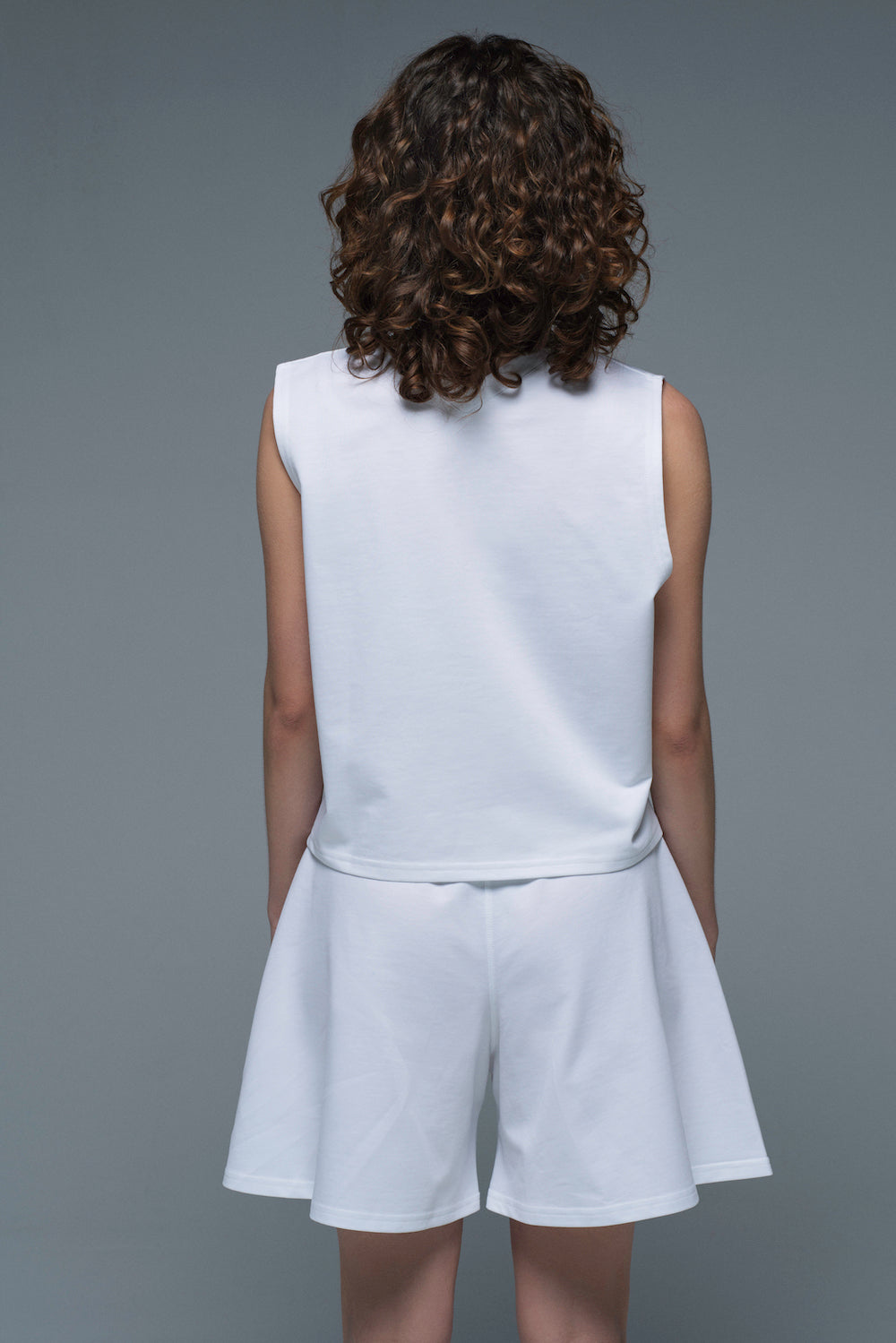 'Drop Shot' Top in White