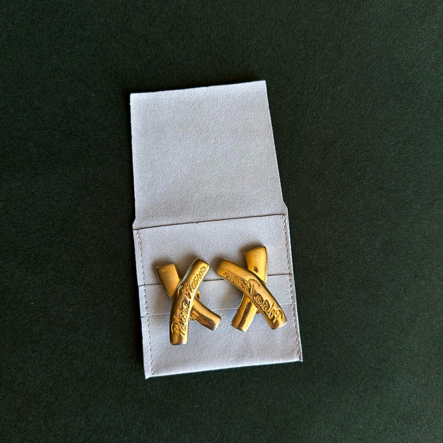 Lot 175: Vintage Paloma Picasso X-shaped Clip-ons