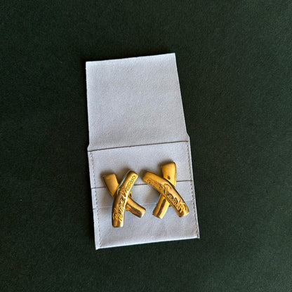 Lot 175: Vintage Paloma Picasso X-shaped Clip-ons