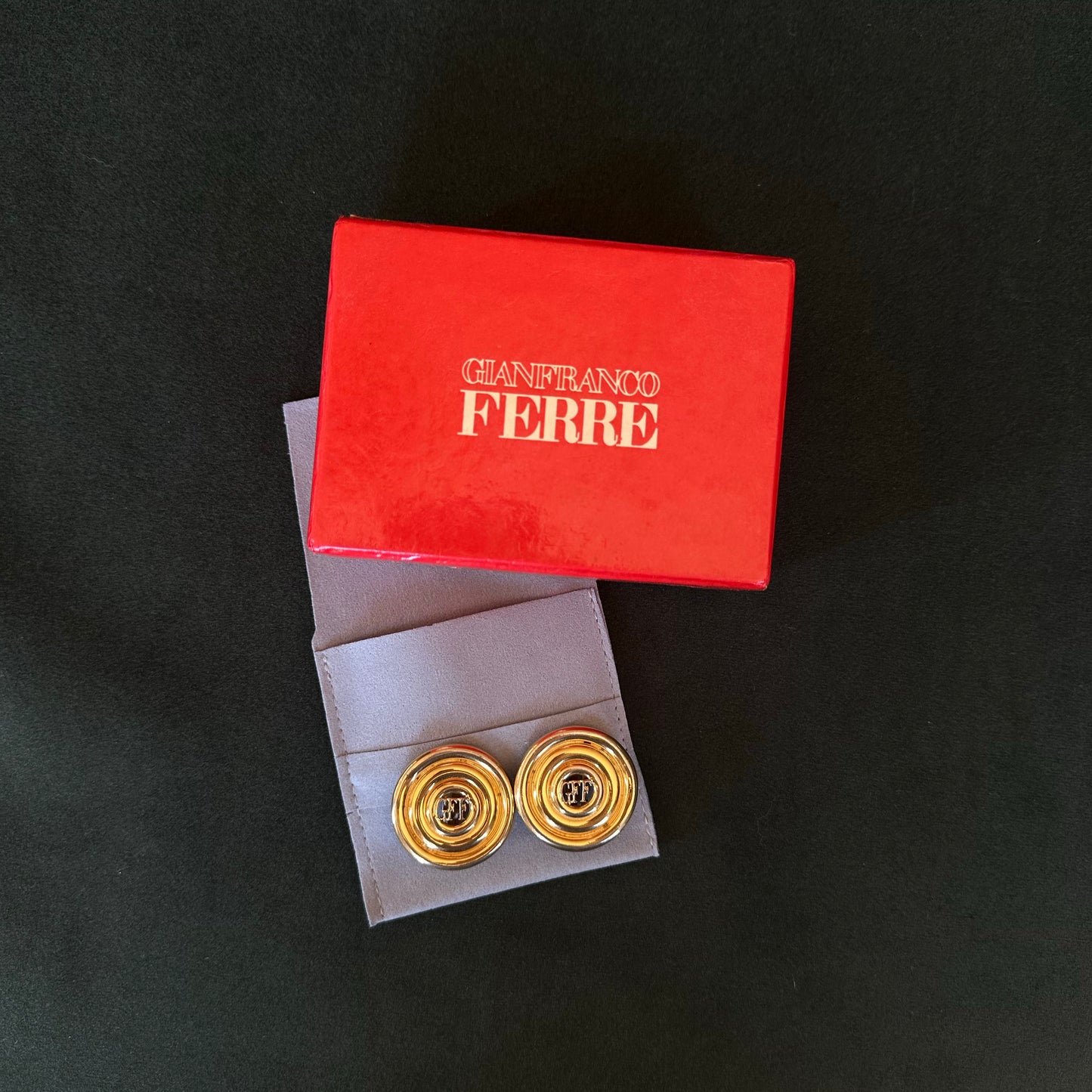 Lot 179: Vintage Gianfranco Ferré Сlips