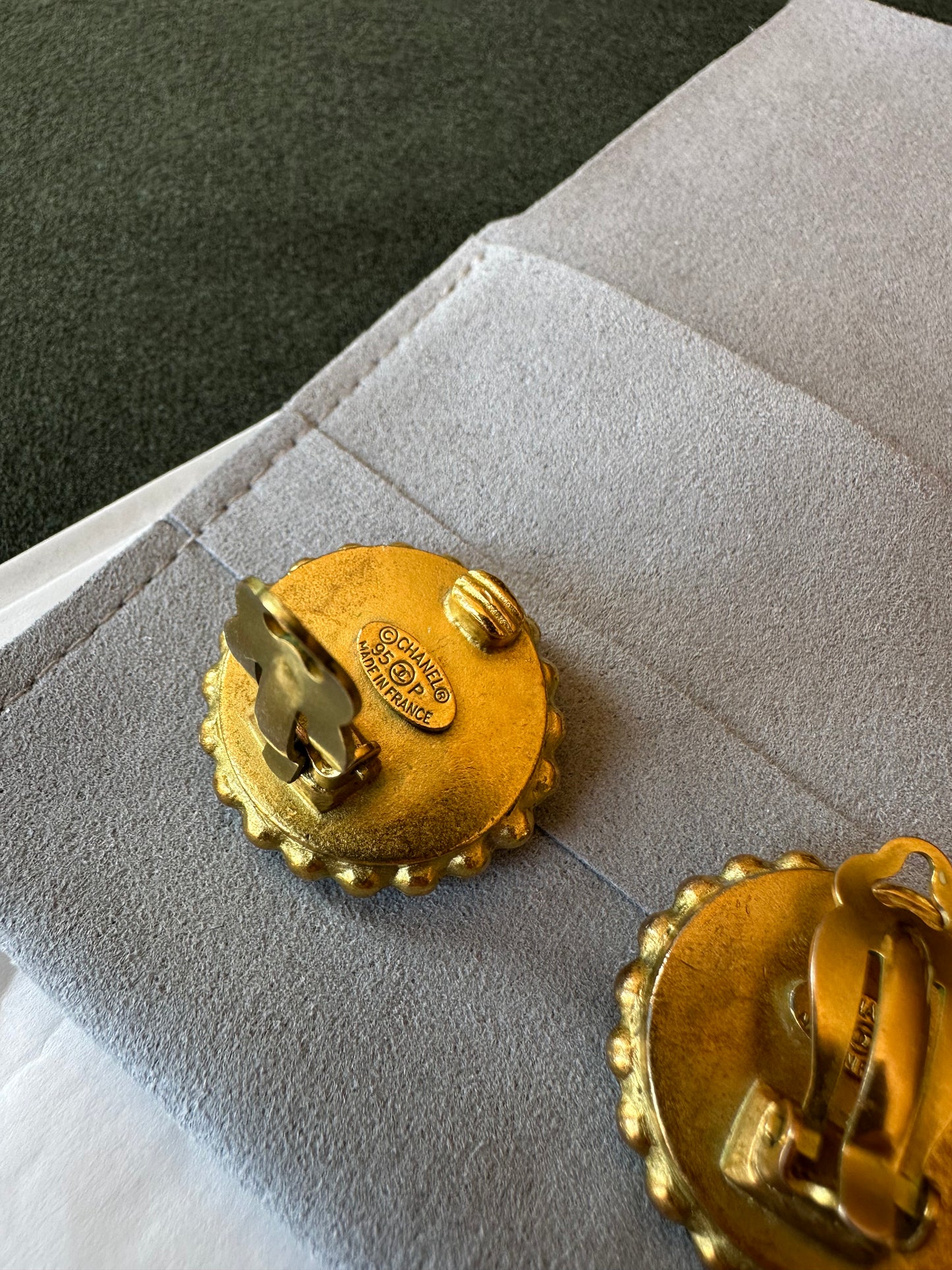 Lot 176: Vintage Chanel Clpip-Ons