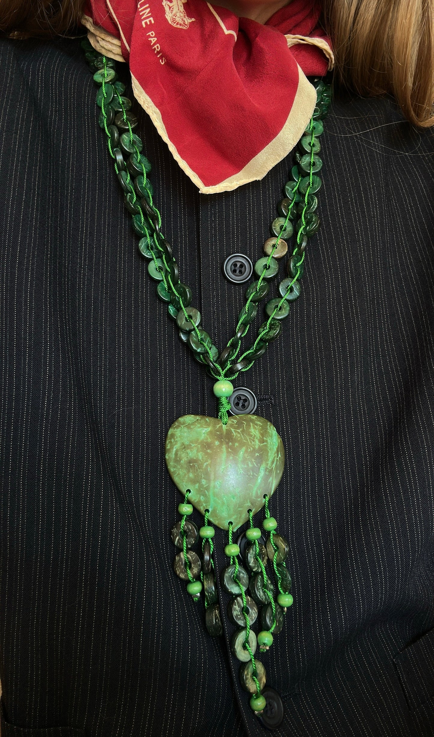 Lot 181: Vintage Coconut Necklace