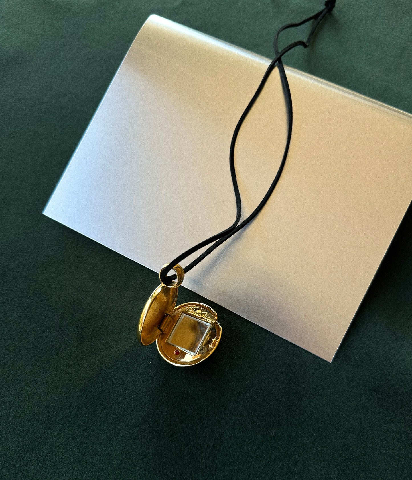 Lot 186: Vintage Paloma Picasso Mirror Locket Pendant
