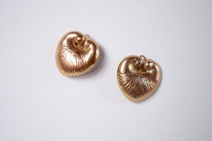 Rochas Heart-Shaped Clips