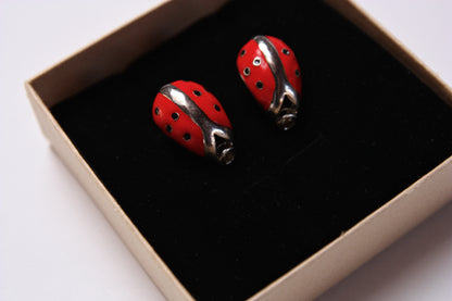Lot 141: Vintage Ladybug Clips