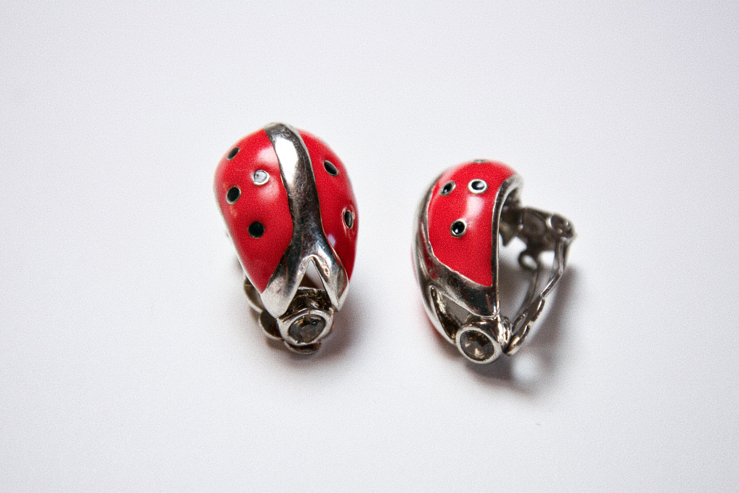 Lot 141: Vintage Ladybug Clips