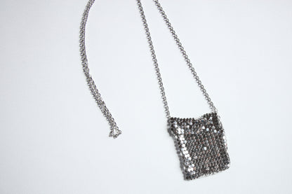 Lot 134: Mesh Silver Pendant