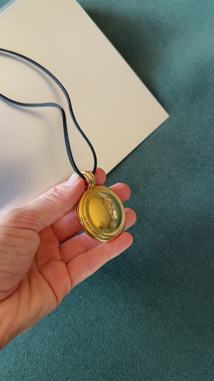 Lot 186: Vintage Paloma Picasso Mirror Locket Pendant