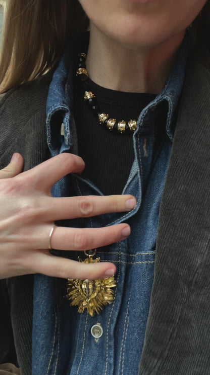 Black & Gold Choker