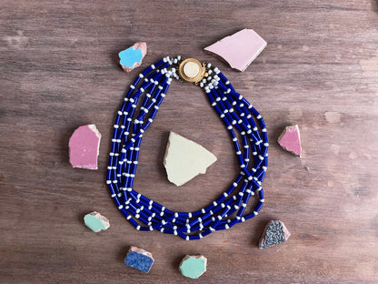White & Blue Necklace